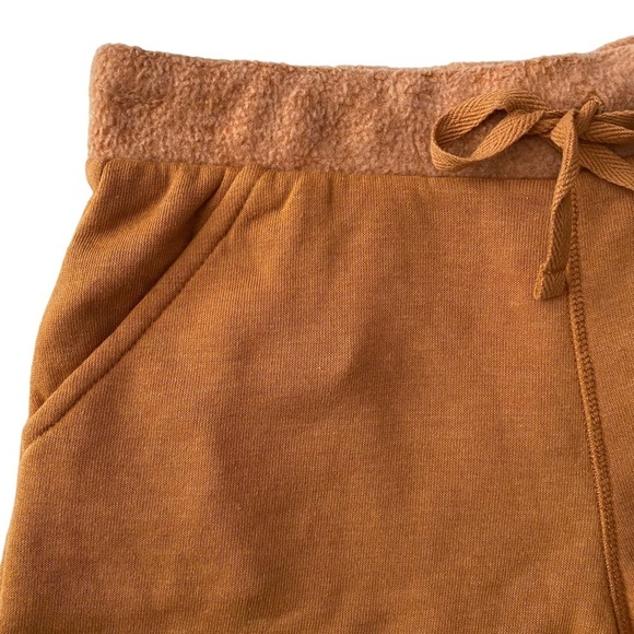 Free People Movement Burnt Orange High Waist Fleece Lined Shorts Extra Small XS - Picture 7 of 16
